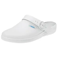 Abeba Berufsschuhe EN 20347:2012 OB Clog Gr.40 weiß Leder m.Fersenriemen Abeba