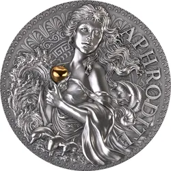 Götter und Helden: 2-Unzen-Silber-Gedenkmünze "Aphrodite"