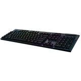 Logitech G G915 LIGHTSPEED Wireless RGB Mechanical Gaming Keyboard – GL Clicky Tastatur RF Wireless + Bluetooth Nordisch Karbon