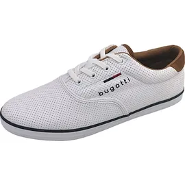 Bugatti 321-AFH01 Herren Schnürer weiß