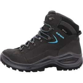 Lowa Renegade GTX Mid Damen Slim Asphalt/Türkis 38
