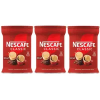 3 x Nescafe Classic Decaf Instant Kaffee Hot or Cold Greek Frappe - 200g Pack