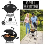 GrillMeister Kugelgrill Grill BBQ Holzkohlegrill Rundgrill Holzkohle Ø 48 cm NEU