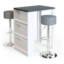 Vicco Bartisch 57 x 80 cm Anthrazit/Weiß
