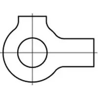 Industrial Quality Supplies DIN 463 Flache Scheibe Stahl 34mm