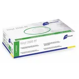 Meditrade 100er-Pack Vinyl Einmalhandschuhe »Vinyl® 2000 PF« L weiß, puderfrei weiß
