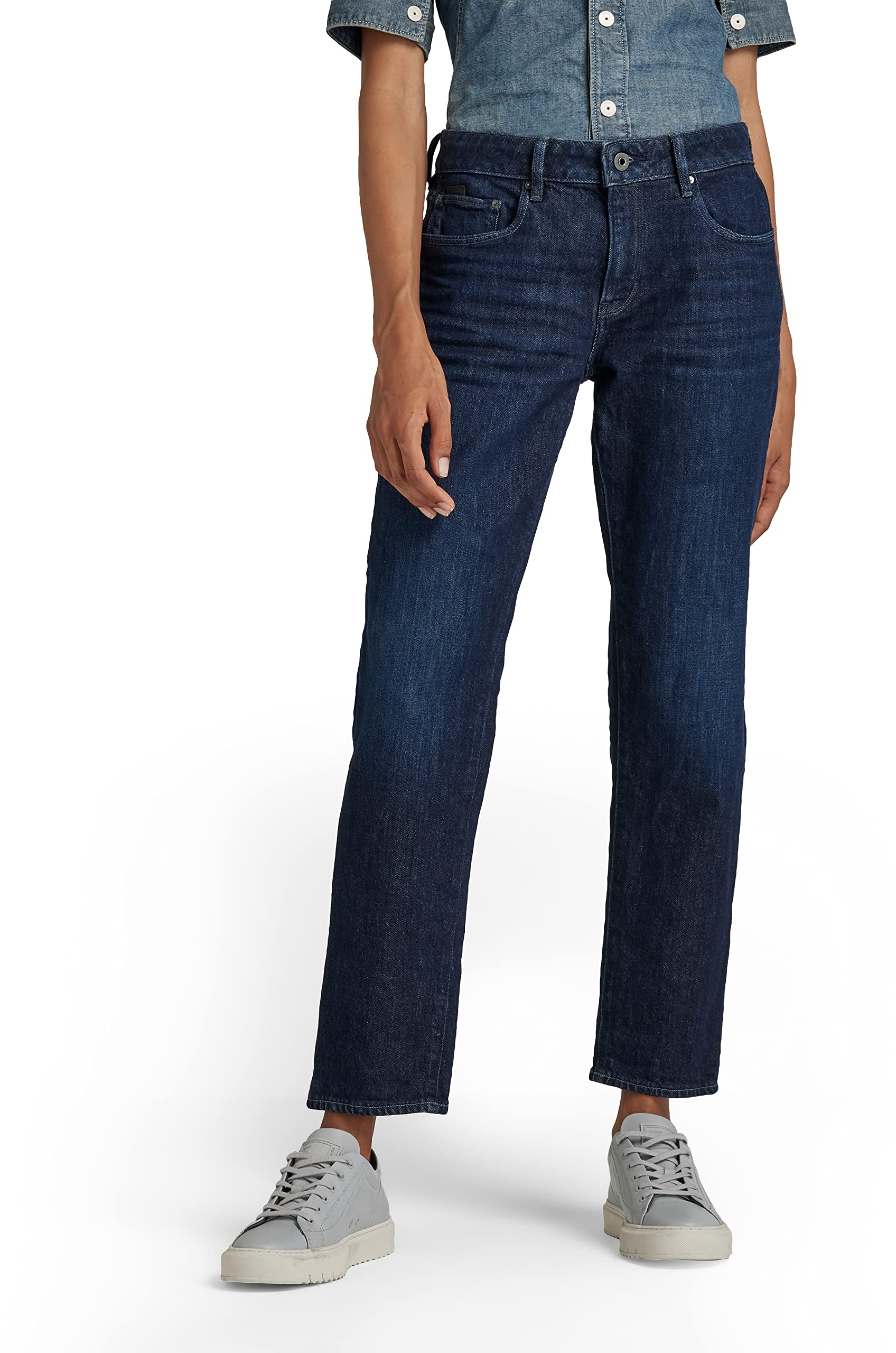 G-STAR RAW Damen Kate Boyfriend Jeans, Blau (worn in deep marine D15264-B767-C602), 27W / 32L