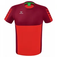 Erima Six Wings T-Shirt rot/bordeaux M