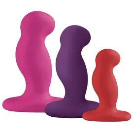 Nexus G-Play Trio Wiederaufladbares Analvibrator-Set - Gemischte Farben