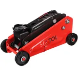 SIXTOL SX Jack SUV 2,5T | Hydraulischer Wagenheber | 2,5 Tonnen | SUV | Höherer Hubbereich | Mobil | Stahlkonstruktion | Transportkoffer