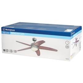 Westinghouse Bendan 132 cm Deckenventilator Apfelholzoptik mit Licht inkl. Fernbedienung