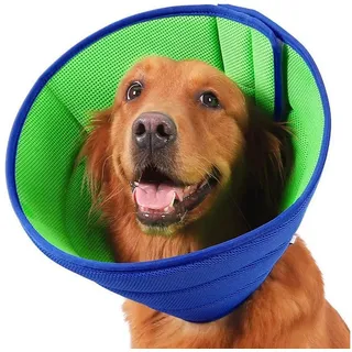 Coonoor Hundeweste Hunde Schutzkragen- Einstellbar, S-XL XL(47-53cm)