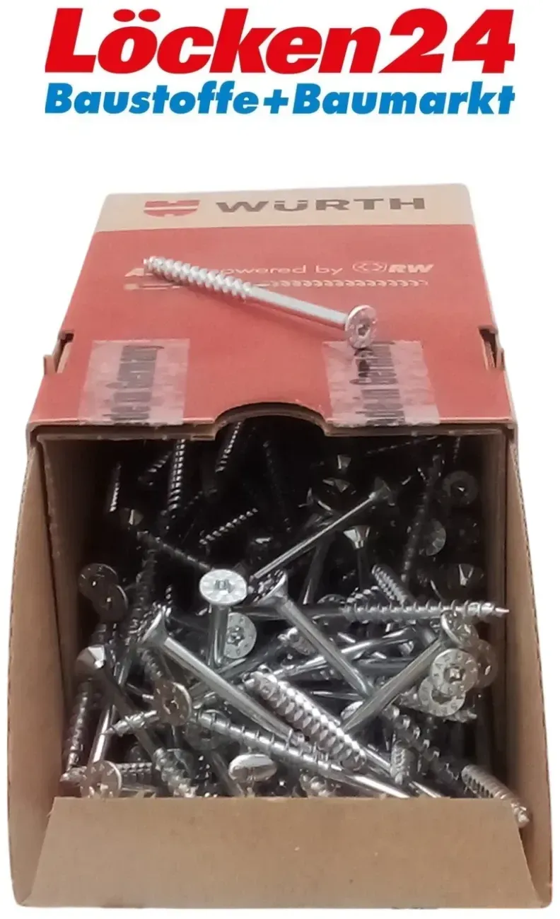 Würth Holzschrauben Spanplatten Schrauben Teilgewinde Senkkopf Assy