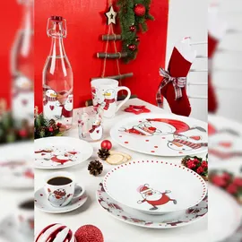 Excelsa Mug Gnome Sweet Home 0,38 l Bunt 4 St.