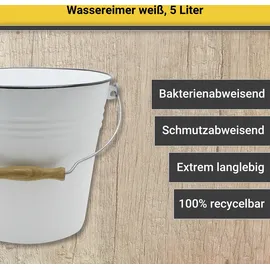 Krüger Putzeimer 5 Liter Weiß