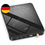 Camping Induktionskochfeld 1 Platte, 2000W Induktionskochplatte Mobile 9-Tempera
