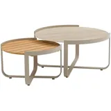 Zebra Technologies Zebra Fly Lounge Tisch-Set, light taupe