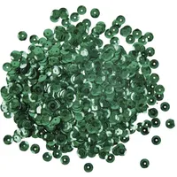 Rayher Streu-Pailletten blaugrün gewölbt Ø 6,0 mm, 4.000 St.