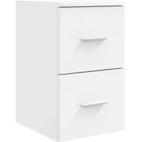vidaXL Badezimmerschrank Inzwischen Weiß 30 x 44,5 x 50 cm