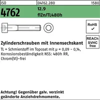 Hörger & Geßler Zylinderschraube ISO 4762 M6 x 12 12,9 500 Stück
