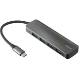 Trust Halyx silber USB-Hub
