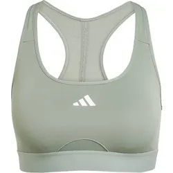 ADIDAS Damen BH Powerreact Training, SILGRN/WHITE, M