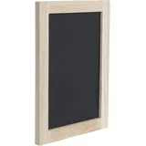 Mendler Wandtafel HWC-C18, Kreidetafel Schreibtafel Schiefertafel Dekotafel Notiztafel 40x30cm