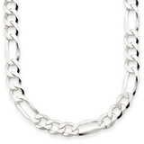 bruno banani Kette ohne Anhänger »Schmuck Geschenk Silber 925 Halsschmuck Halskette Figarokette«, silberfarben