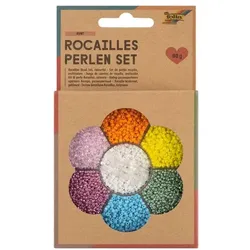 folia Perlen-Set »Rocailles« Bunt mehrfarbig