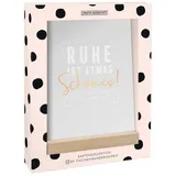 Grafik-Werkstatt Werkstatt Karten-Set mit Holzaufsteller | 12 Karten mit goldveredelung | by tinchenmanderinchen