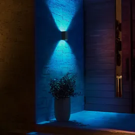 Philips Resonate Outdoor Wandleuchte schwarz