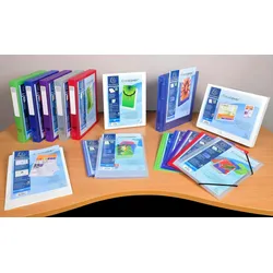 Exacompta 55992E 25x Sammelmappemit 3 Klappen Kreacover DIN A4 PP, weiß - Weiß
