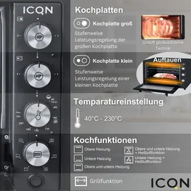 ICQN 42 L 3800 W, Schwarz