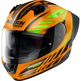 Nolan N60-6 Sport Hotfoot Helm, schwarz-orange, Größe L