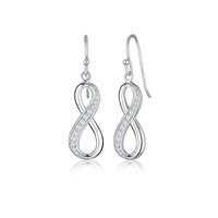 Elli Ohrringe Infinity Zirkonia 925 Sterling