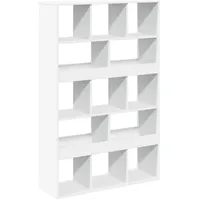 vidaXL Bücherregal 100 x 33 x 187,5 cm Weiß