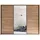 mömax Schwebetürenschrank Rabina 270 x 210 x 60 cm Braun