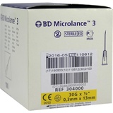 Becton Dickinson BD MICROLANCE Kanüle 30 G 1/2 0,29x13 mm 100 St