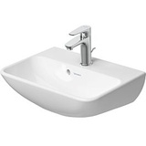 Duravit ME by Starck Handwaschbecken, 450 mm, mit Überlauf, weiß seidenmatt,