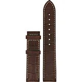 Certina Leder Ds Podium Gent Standard Lederband Braun 19/18mm, Ohne Schnalle C610007724 - alligator-prägung,braun,rind