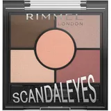 Rimmel London Scandaleyes 5 Pan Palette Eyeshadow - 003 Rose Quartz