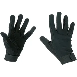 Covalliero Reithandschuhe Baumwolle Jersey schwarz