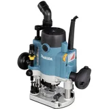 Makita RP1111CJFA Oberfräse 1.100 W inkl. D-53556 12-teiligem Fräser-Set im MAKPAC
