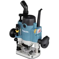 Makita RP1111CJFA Oberfräse 1.100 W inkl. D-53556 12-teiligem Fräser-Set im MAKPAC
