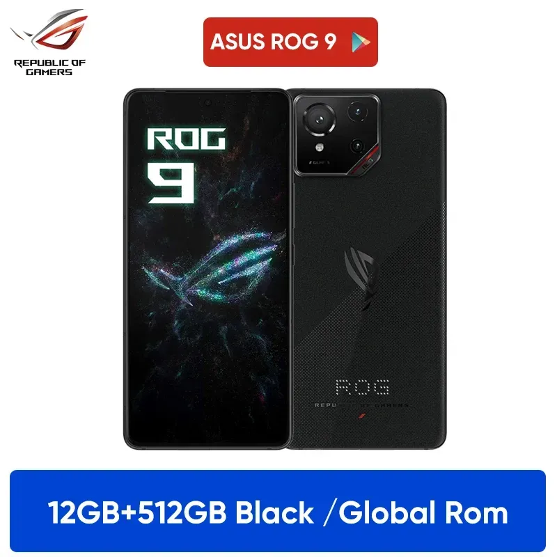 ASUS ROG Phone 9 & 9 Pro 5G Smartphone Snapdragon 8 Elite 6,78'' 185Hz E-Sport-Display 50MP Kamera 65W Schnelllade-Spieltelefon