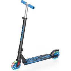 RideoVOLO Luxus Kinderroller - Aluminium Roller - Leuchtende Räder - Schwarz EINHEITSGRÖSSE