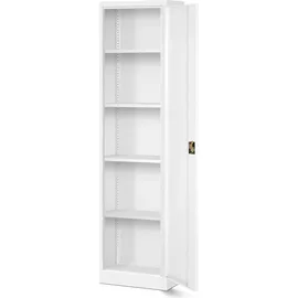 Jan Nowak Alex Aktenschrank 185 x 45 x 40 cm Weiß