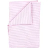 TupTam Baby Pucktuch Gestreift Puckdecke Baumwolle Jungen und Mädchen Pucken Babydecke, Farbe: streifenmuster rosa, Wohndecken, Baby, Obermaterial: 100% CO., Babydecke
