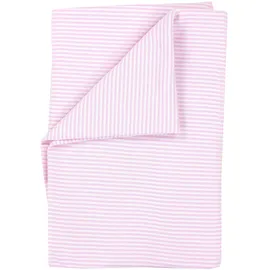 TupTam Baby Pucktuch Gestreift Puckdecke Baumwolle Jungen und Mädchen Pucken Babydecke, Farbe: streifenmuster rosa, Wohndecken, Baby, Obermaterial: 100% CO., Babydecke