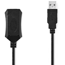 Nedis USB-A auf USB-A 10,0 m Schwarz